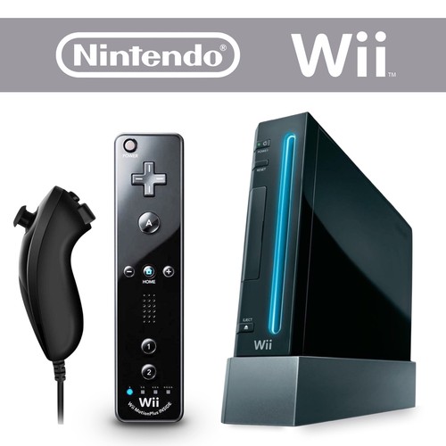 Console nintendo wii - console, nera