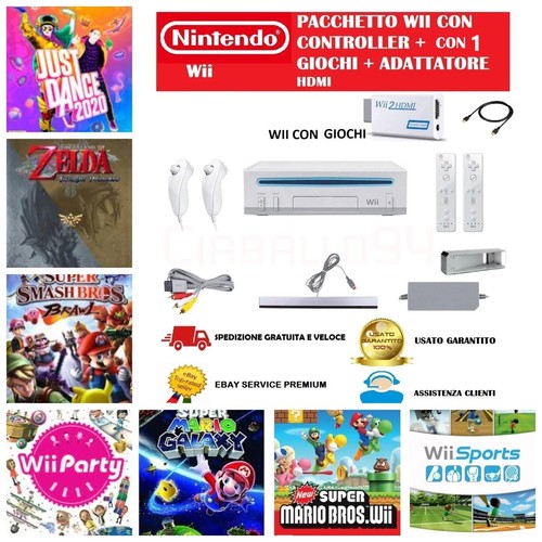 Nintendo wii console completa - wii,