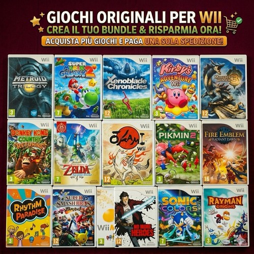 Giochi nintendo wii - wii, originali