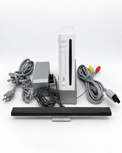Nintendo wii console - wii, bianca