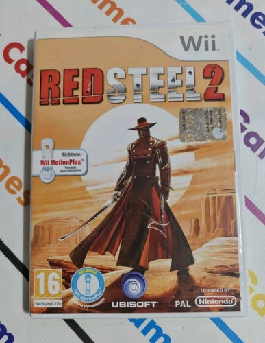 Nintendo wii red steel pal - red,