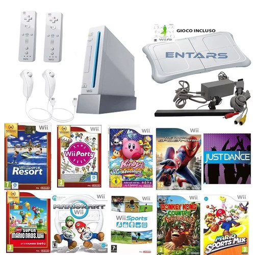 Nintendo wii console 2 - wii,