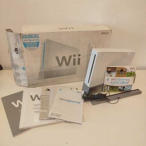 Nintendo wii console bianca - console, +